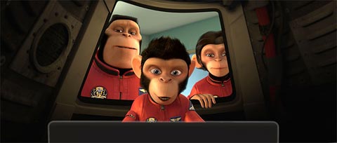 Vesmírni opičiaci  (Space Chimps, 2008)