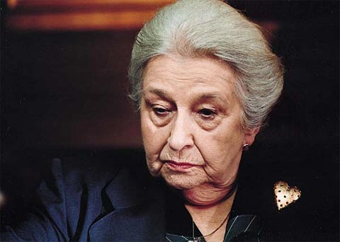 Stella Zázvorková vo filme Babie leto (2001), za ktorý dostala Českého leva