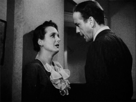 Humphrey Bogart v úlohe Spada a Mary Astor v úlohe Brigid